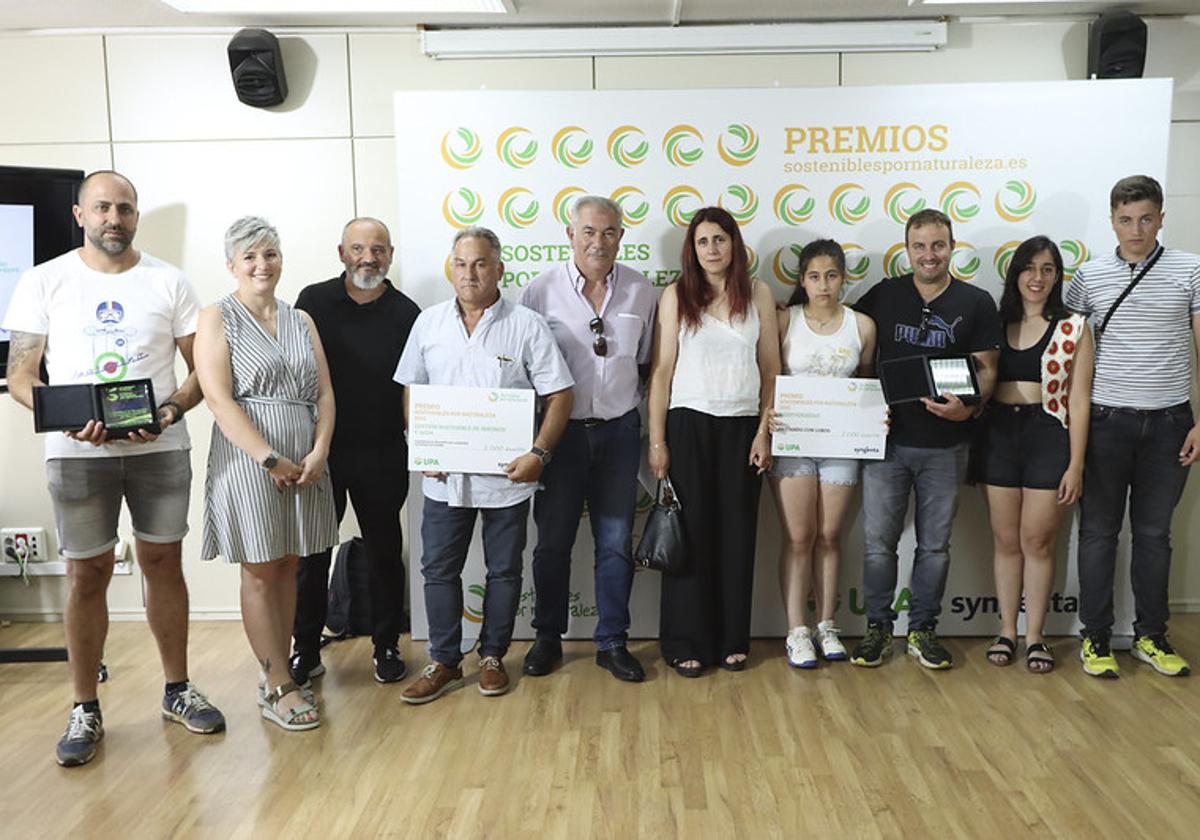 La delegación de Castilla y León premiada.