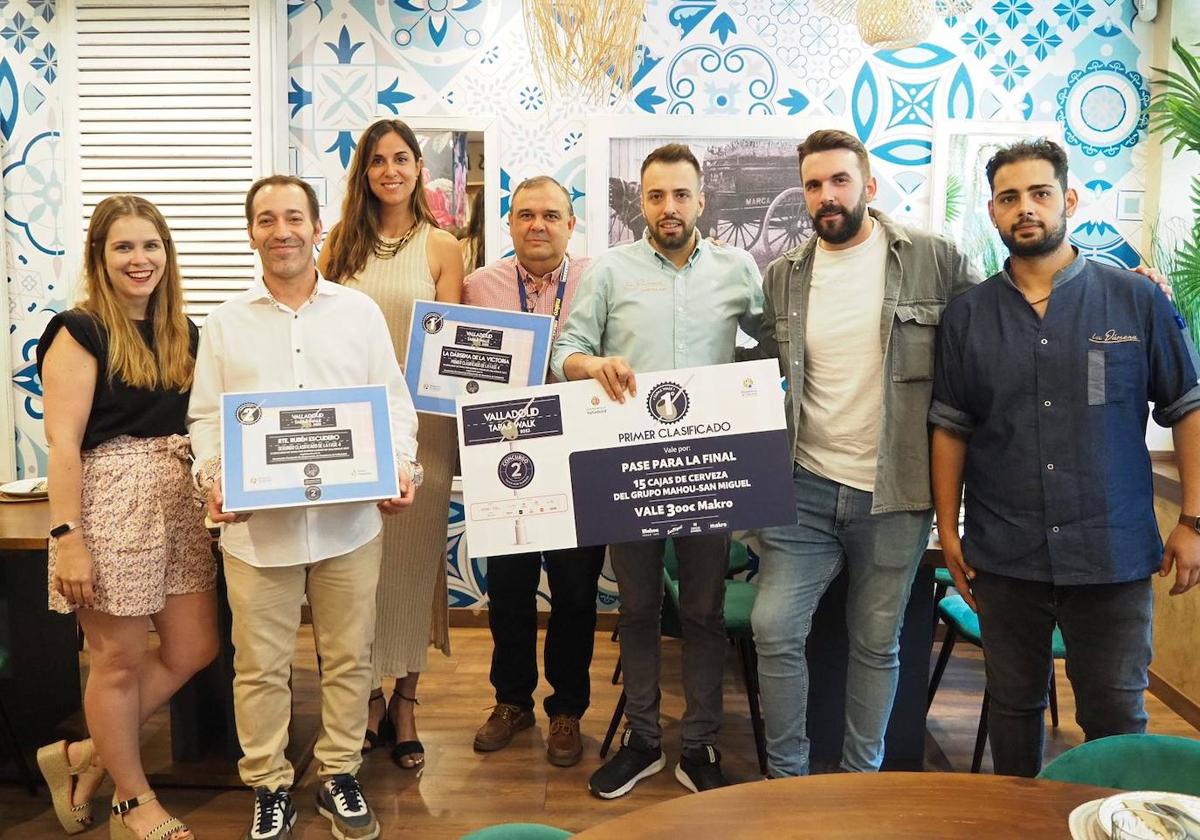 Ganadores de la cuarta fase del concurso de tapas en los barrios.