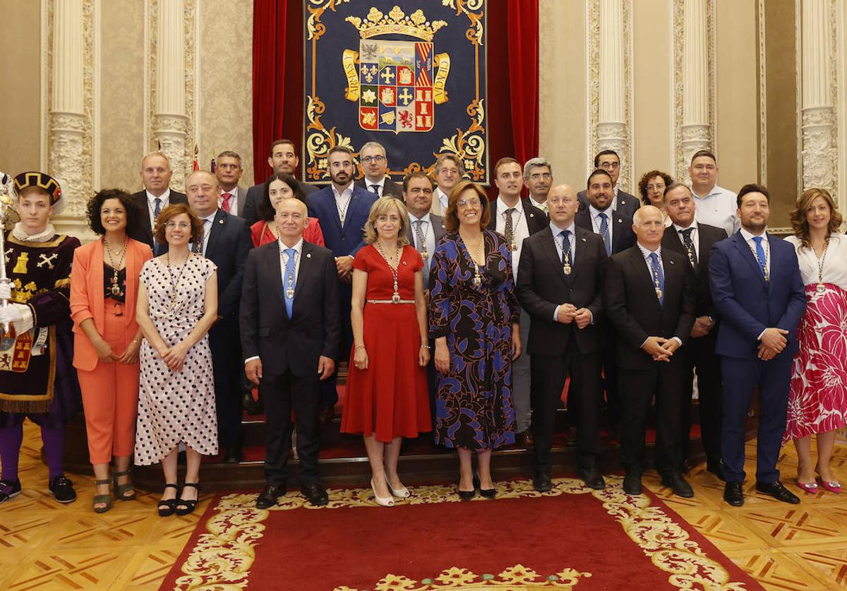 Así se ha constituido la nueva corporación de la Diputación de Palencia