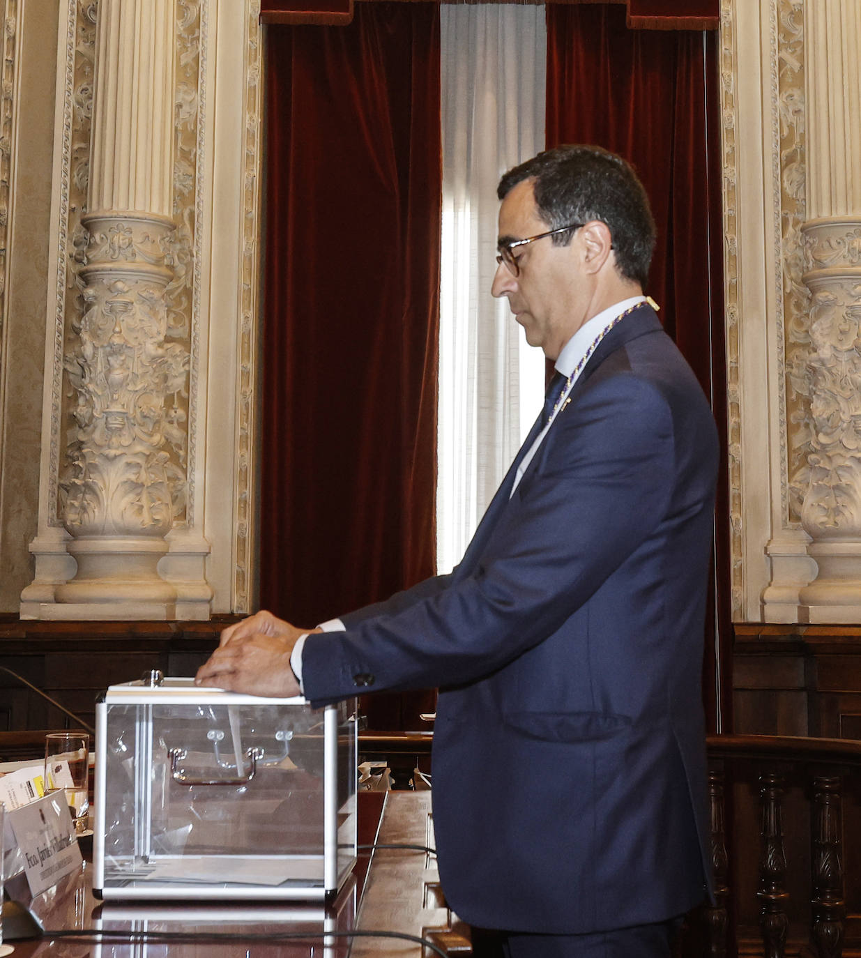 Así han votado los 25 diputados provinciales de Palencia