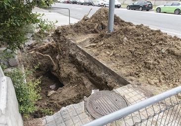 Una avería deja sin agua varias horas a los vecinos del barrio de Hontoria