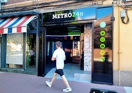 Establecimiento de vending en la calle Real de Burgos.
