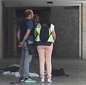 Abatido el atracador de un banco tras un tiroteo en Burgos