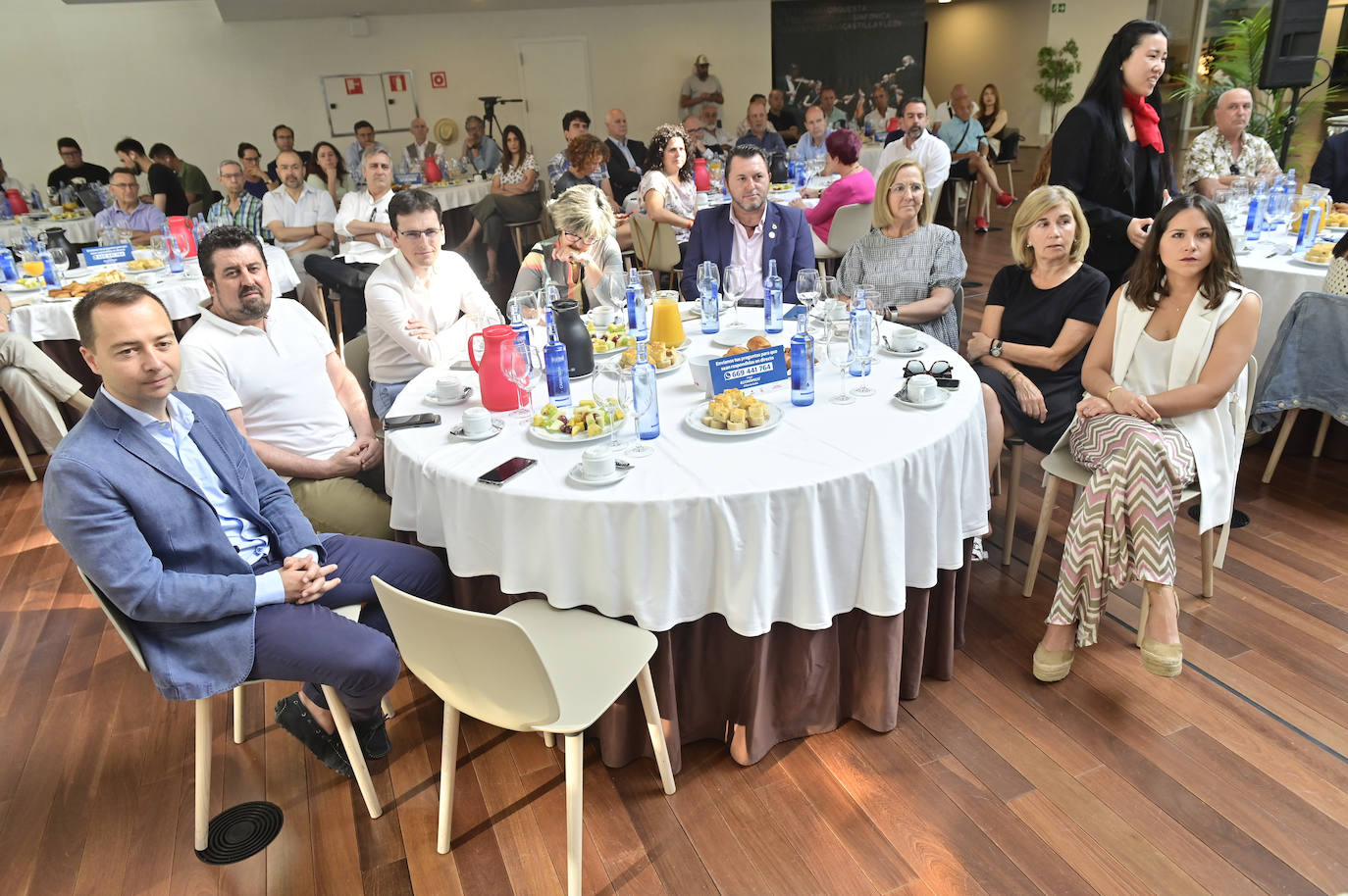 José Antonio Esteban, Carlos de Diego, Pedro Herrero, Charo López Francisco Sardón, María Jesús Lafuente, Beatriz Diéguez y Ruth Álvarez