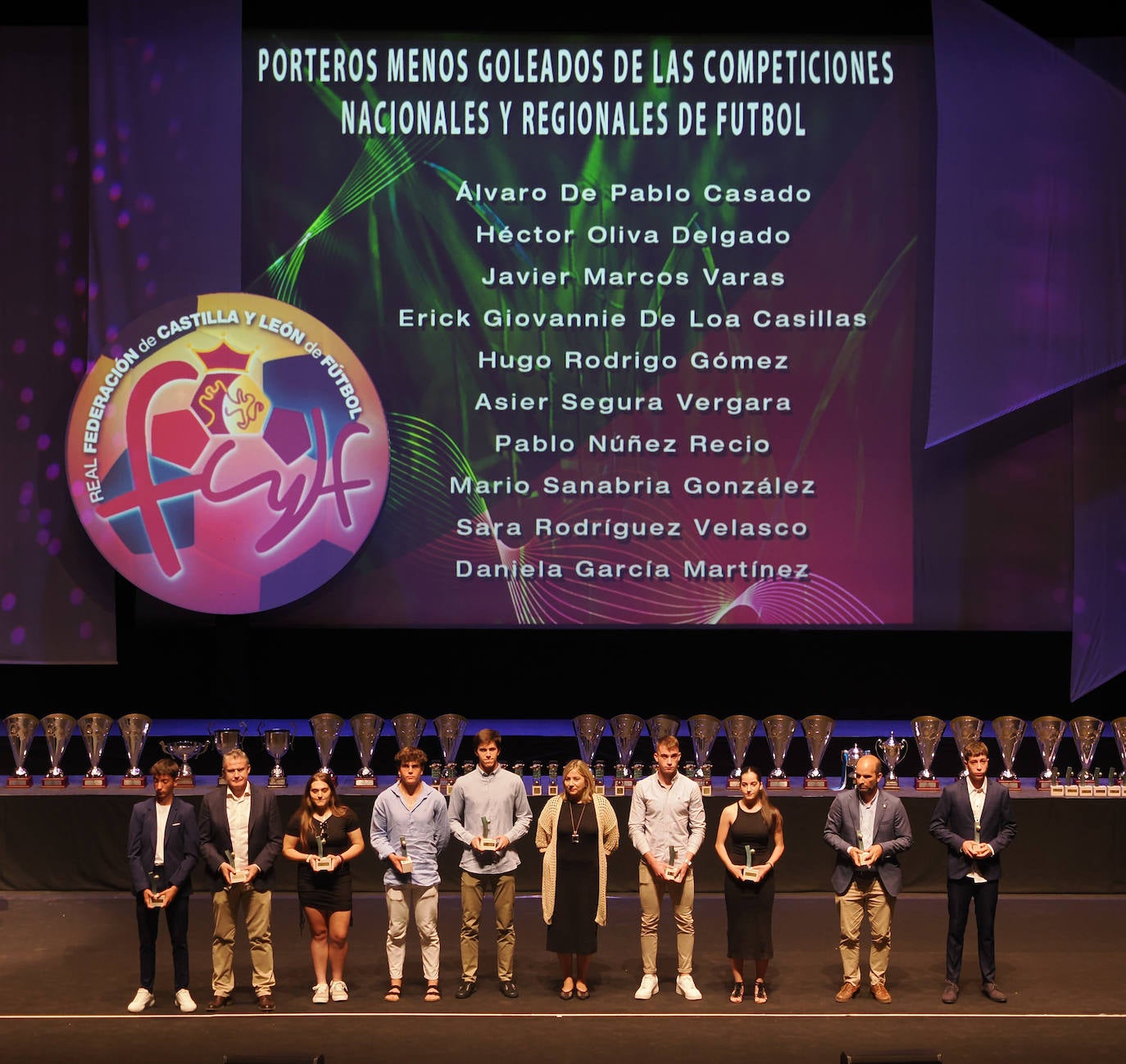 Los campeones regionales en el Centenario de la Federación de Castilla y León