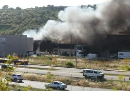 Incendio en una nave de embutidos de Bembibre