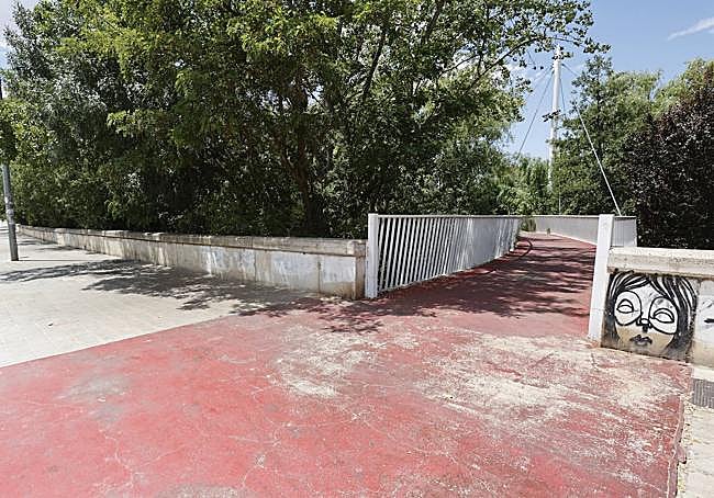 Pasarela de acceso a Isla Dos Aguas.