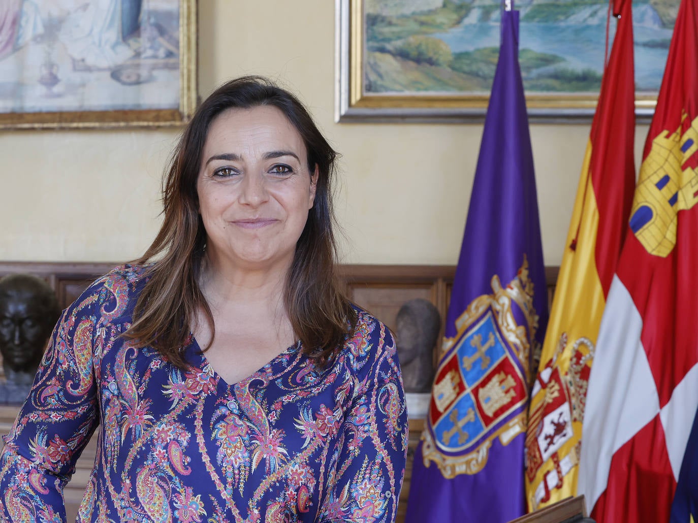 Miriam Andrés, en el despacho de la Alcaldía.