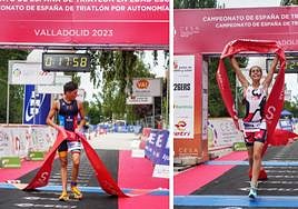 Los ganadores en las pruebas masculina y femenina, Cabanilles y Alba Núñez.