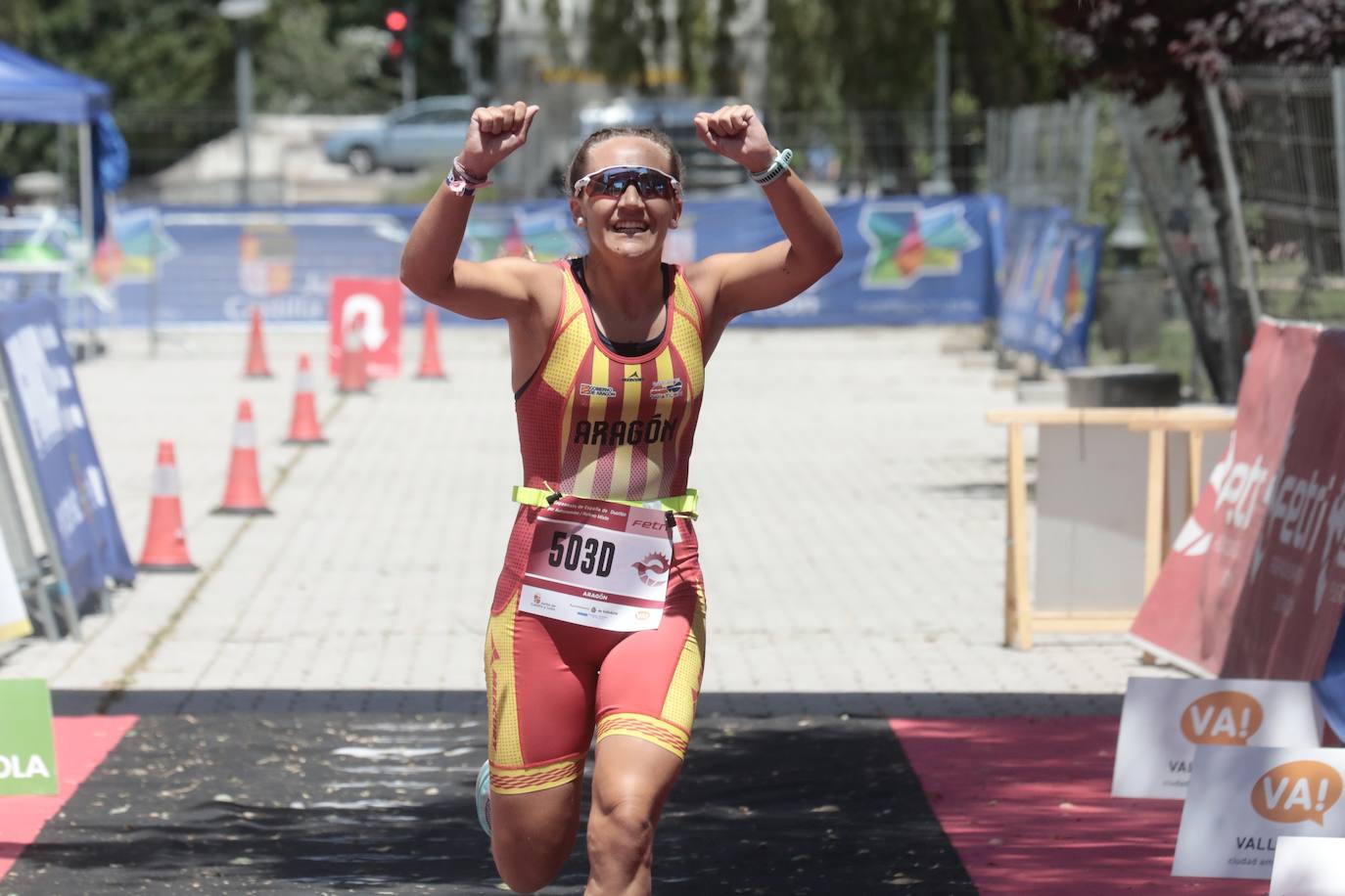 El campeonato Nacional de Triatlón Cadete por equipos, en imágenes