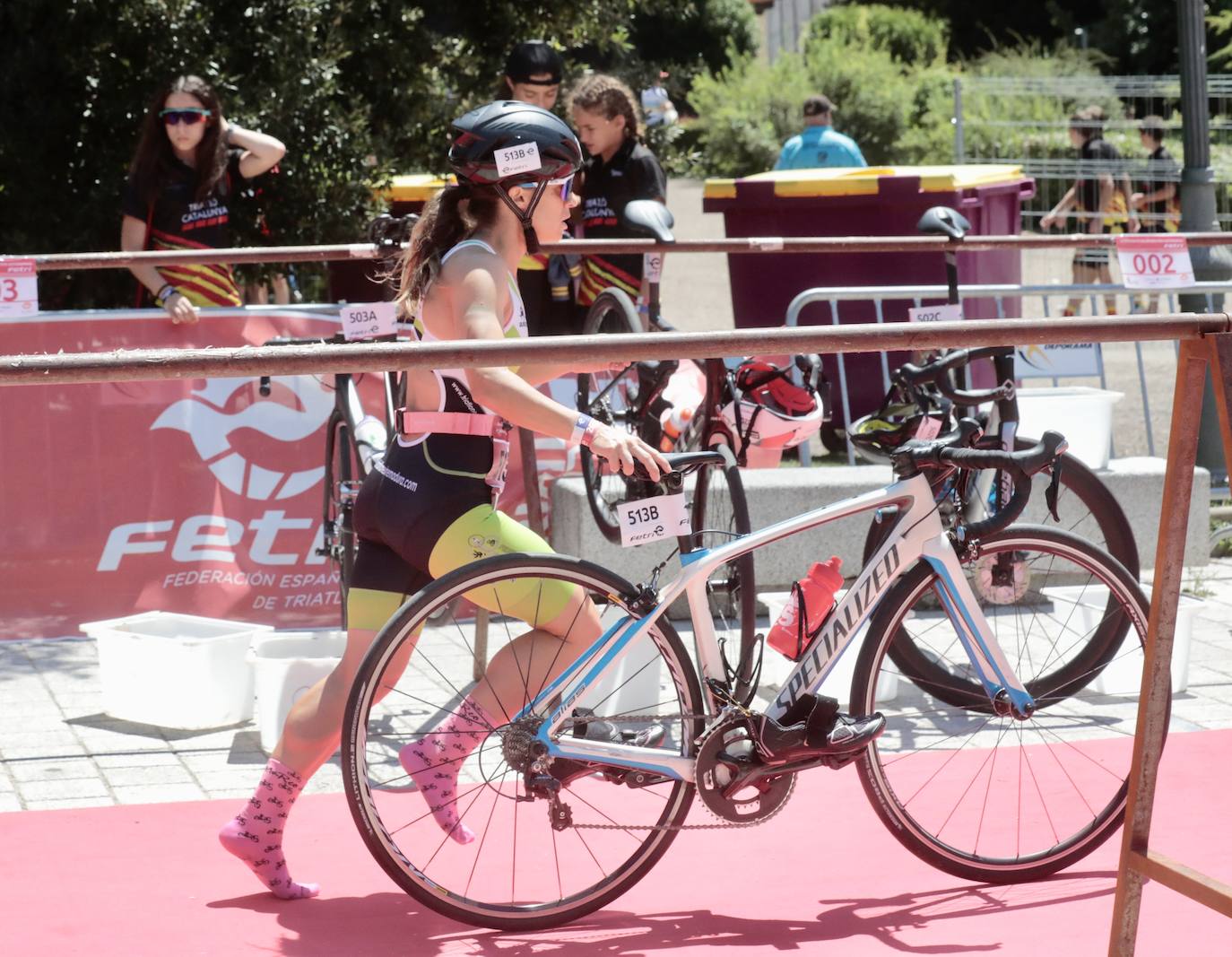 El campeonato Nacional de Triatlón Cadete por equipos, en imágenes