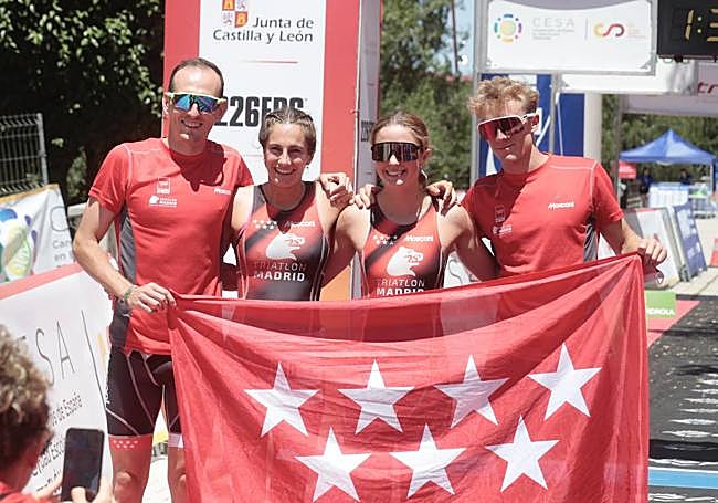 Representantes del equipo de Madrid.