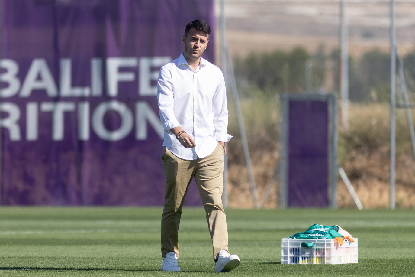 Primer entrenamiento de la pretemporada del Real Valladolid