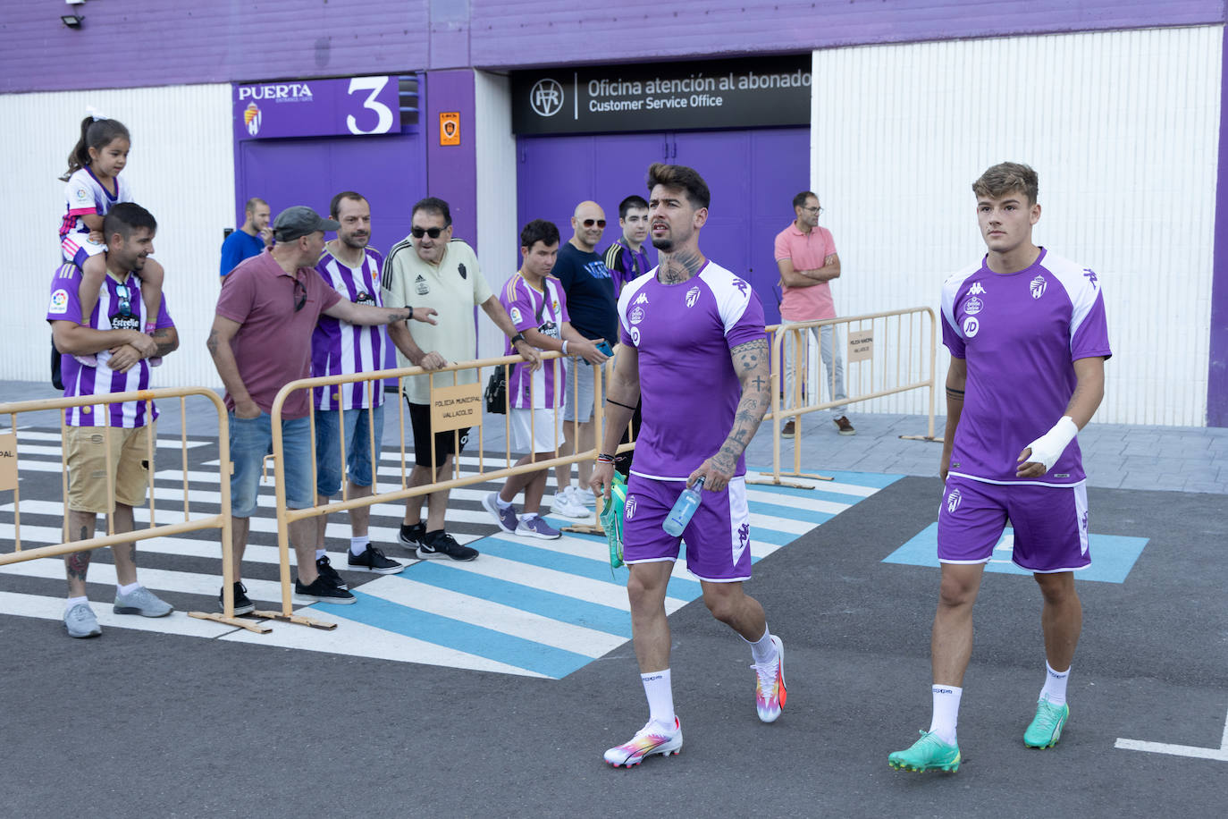 Primer entrenamiento de la pretemporada del Real Valladolid