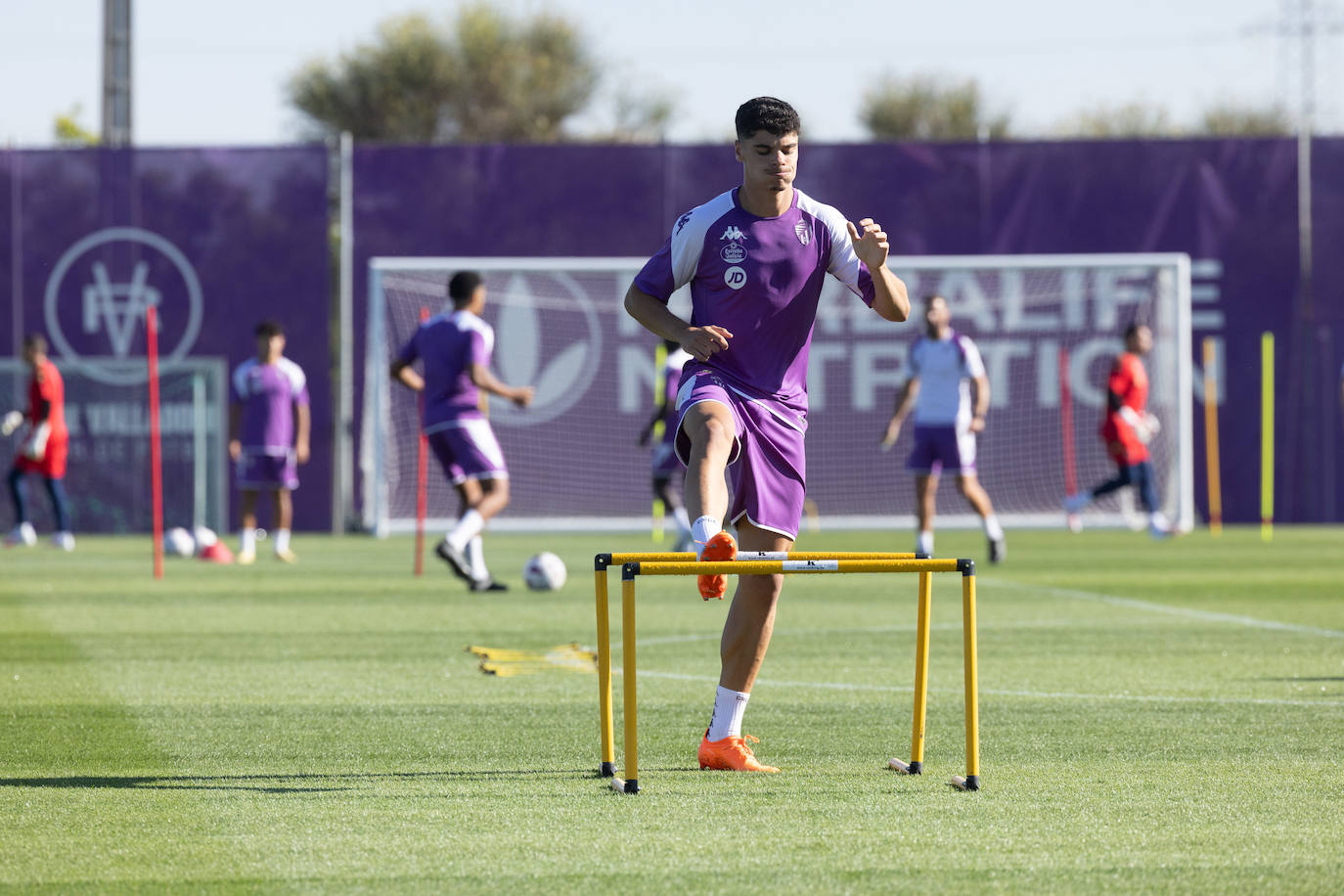 Primer entrenamiento de la pretemporada del Real Valladolid