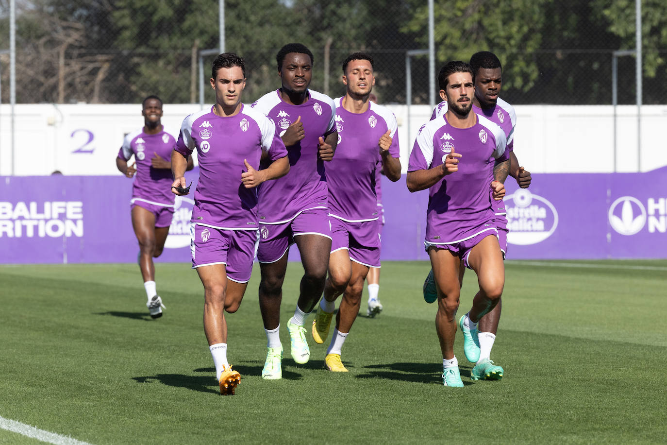 Primer entrenamiento de la pretemporada del Real Valladolid