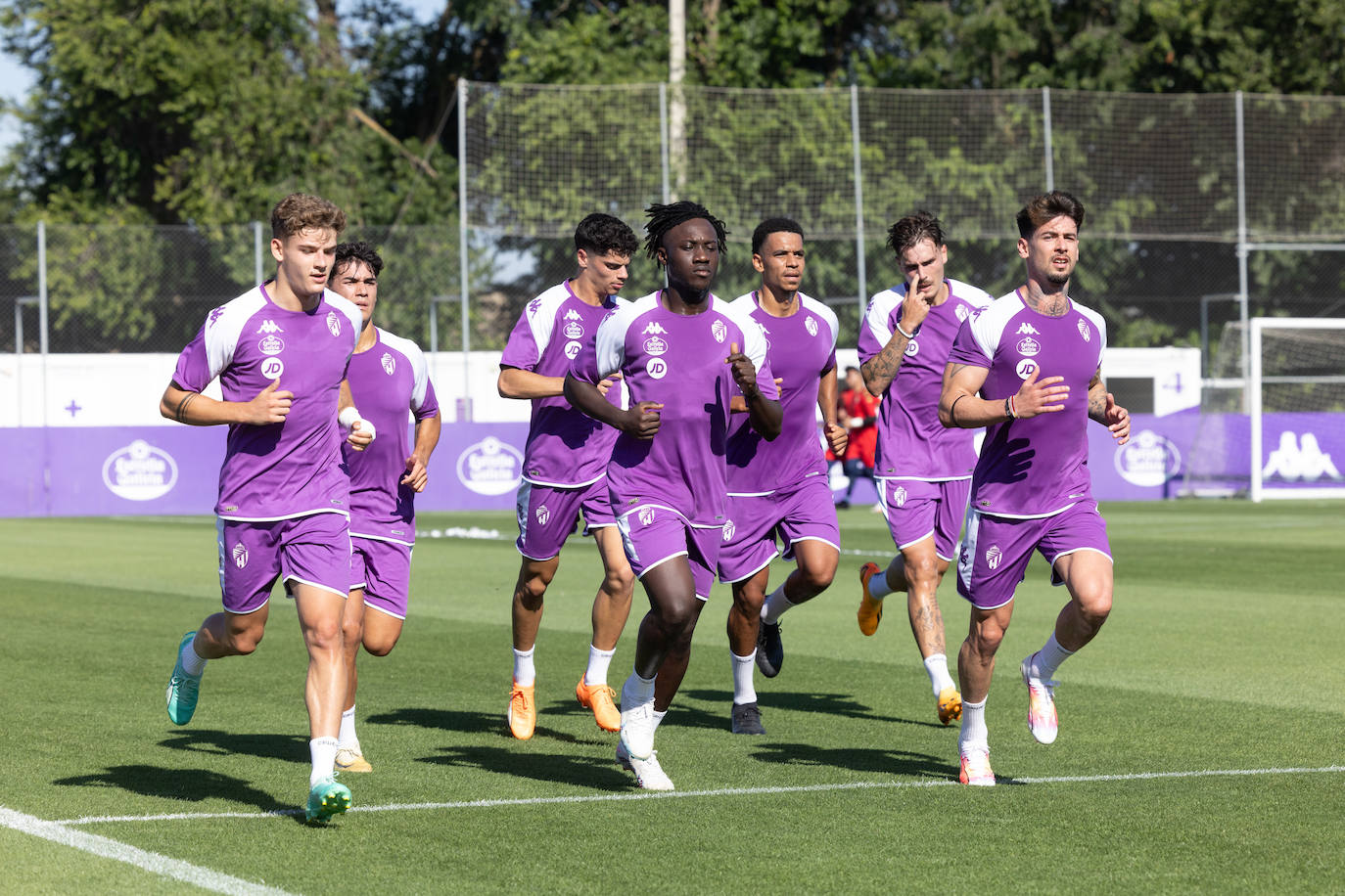 Primer entrenamiento de la pretemporada del Real Valladolid