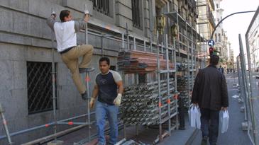 Obras en el Banco de España