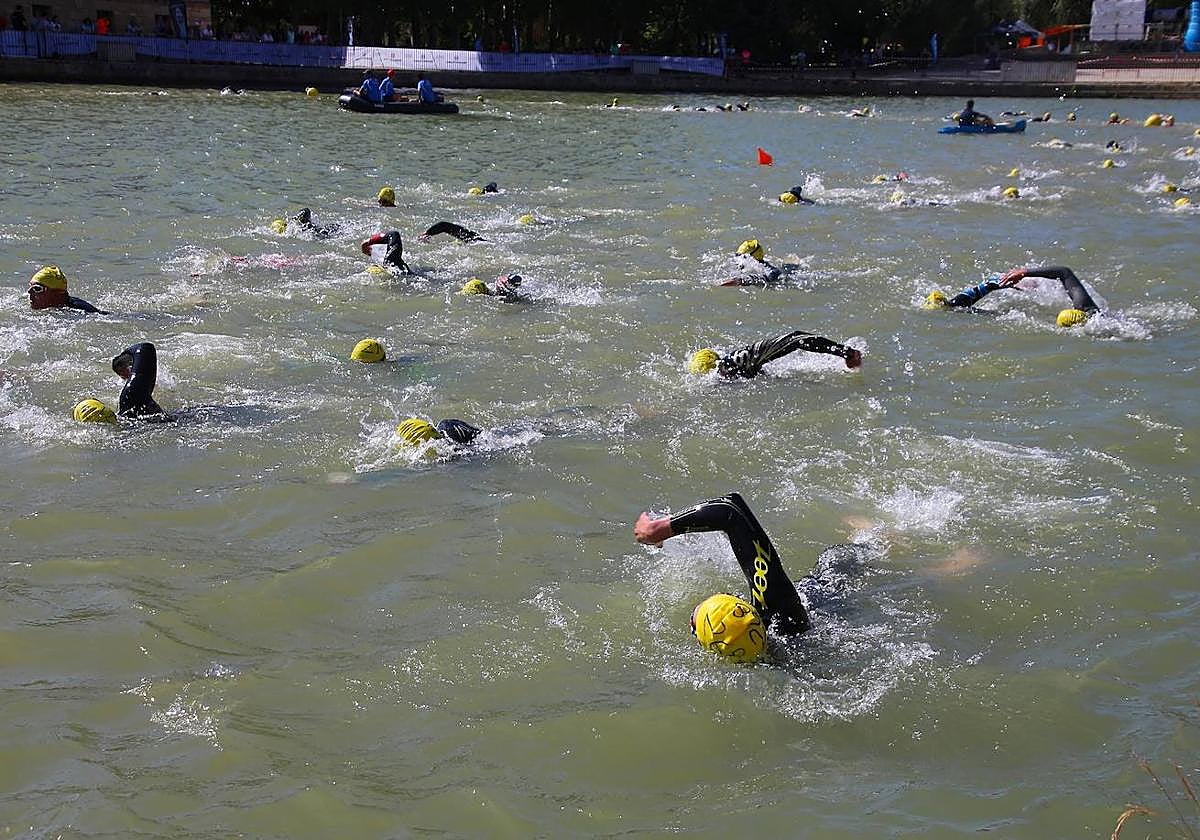 Prueba de natación de la pasada edición.