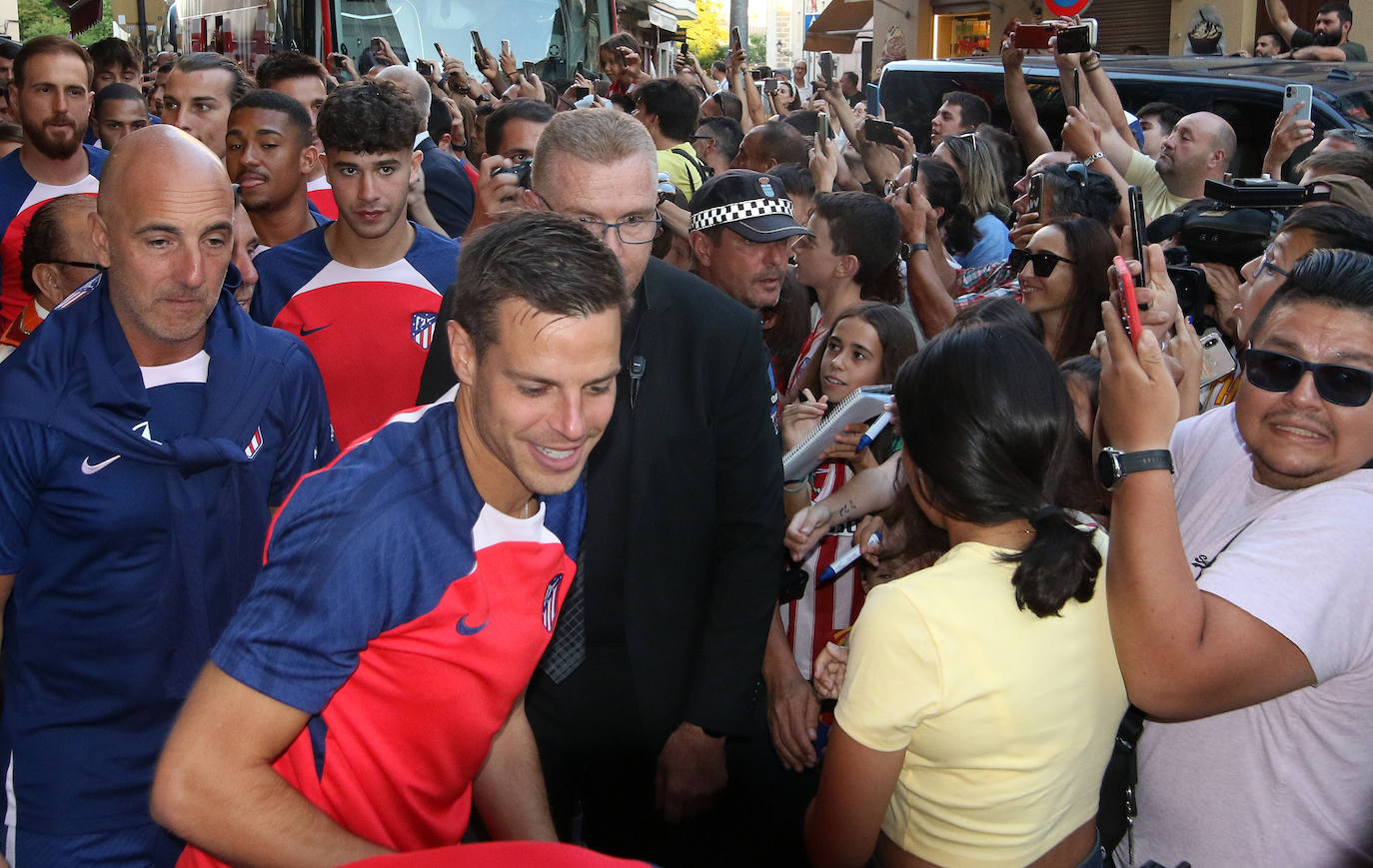 El Atlético de Madrid visita Segovia