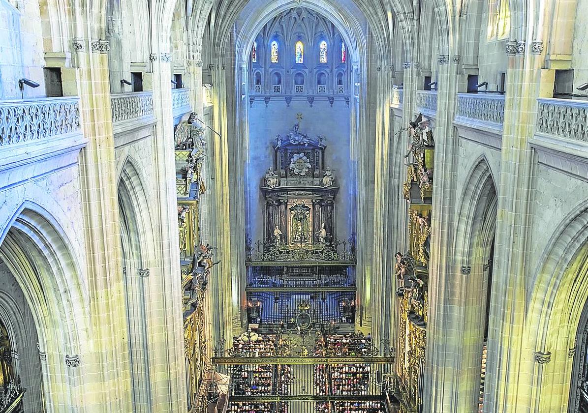 Interior de la Catedral de Segovia.