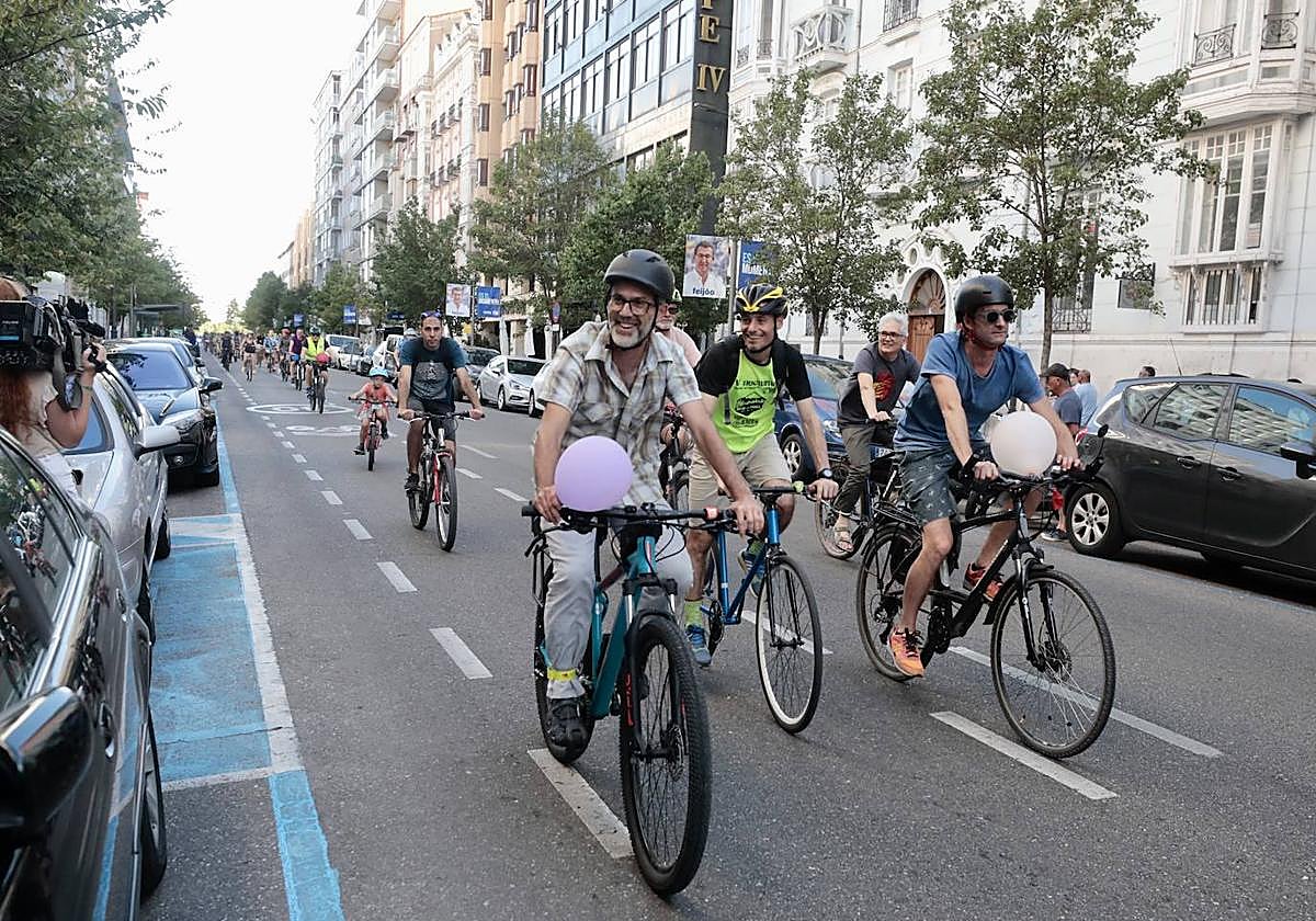 Bicifestación en Valladolid