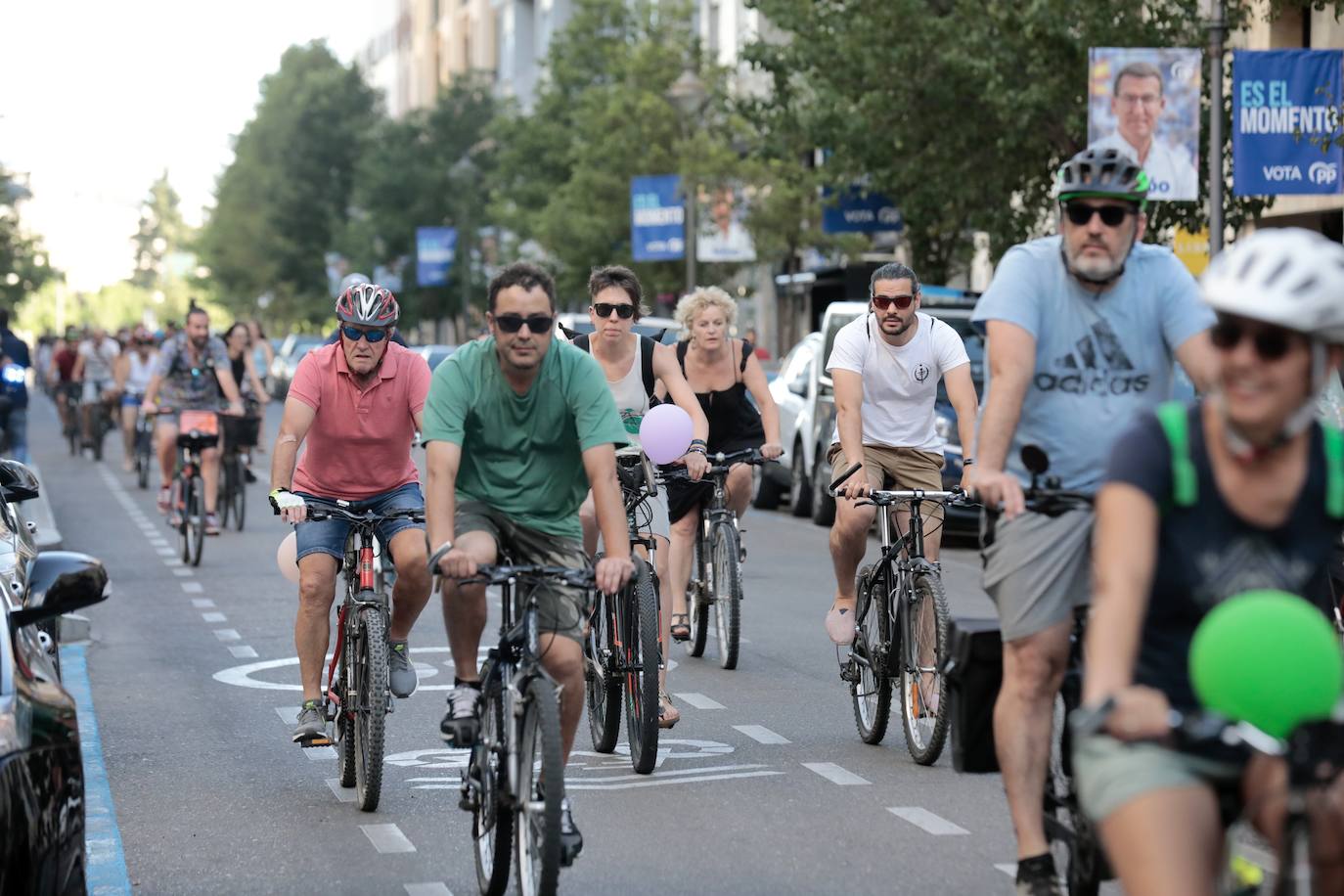 Bicifestación en Valladolid