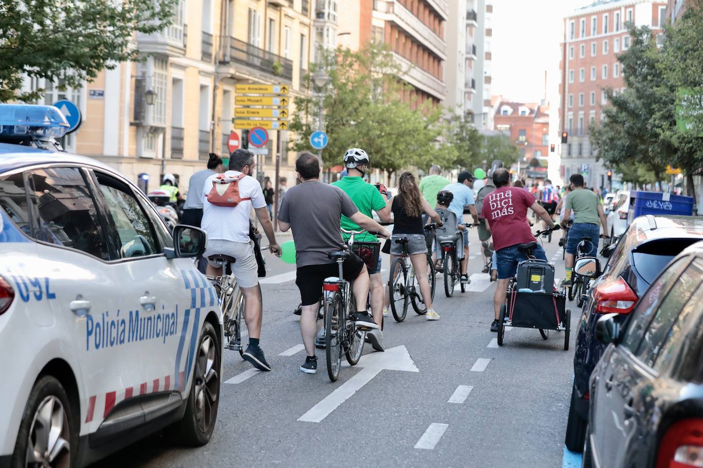 Bicifestación en Valladolid