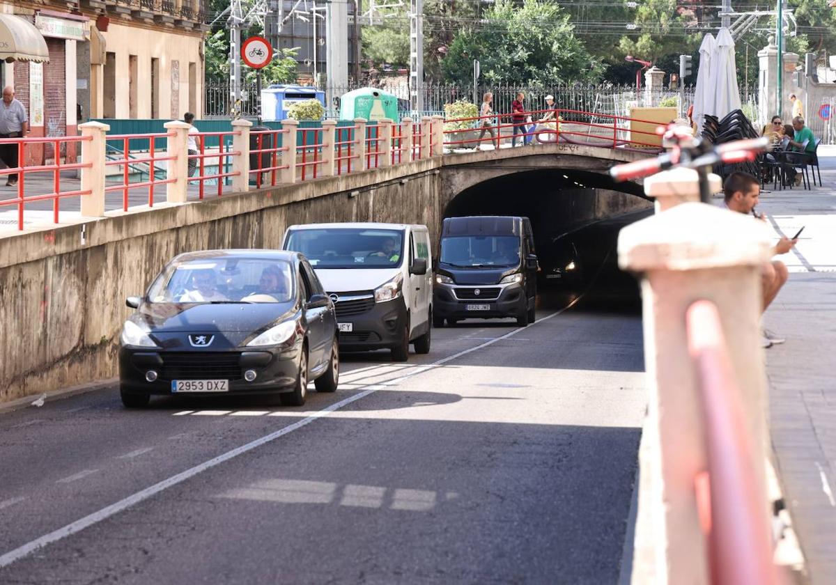 El túnel, visto desde de la calle Labradores.