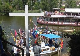 Procesión fluvial de la Virgen del Carmen, el año pasado en Valladolid.