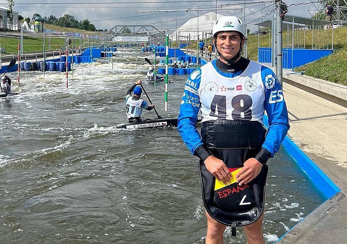 David Llorente, en Cracovia, durante la disputa de los últimos europeos.