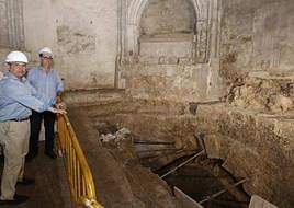 Bóveda localizada en el subsuelo de la capilla de San Isidro de la Catedral de Palencia.