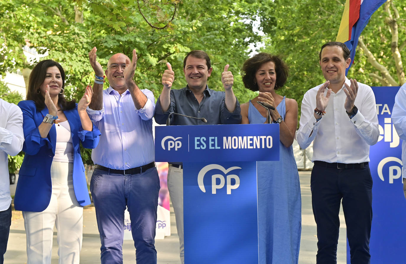 El final de campaña del PP en Valladolid