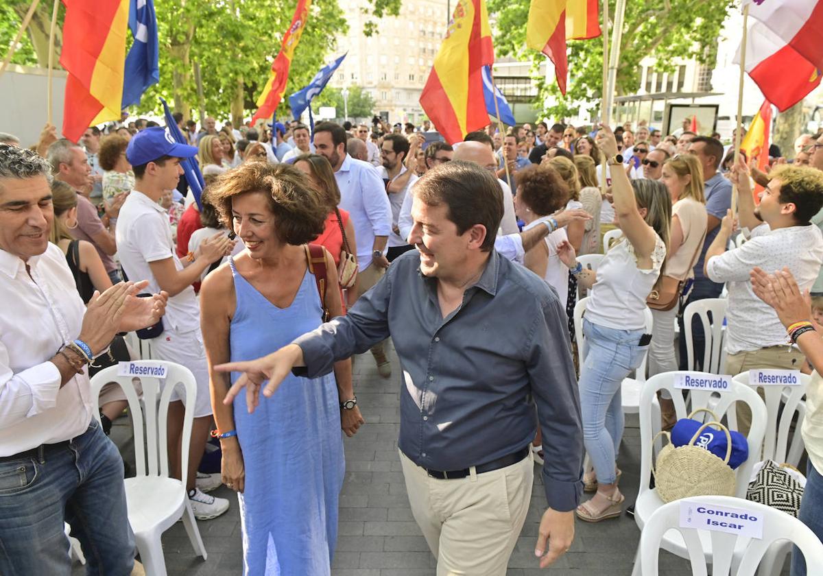 El final de campaña del PP en Valladolid