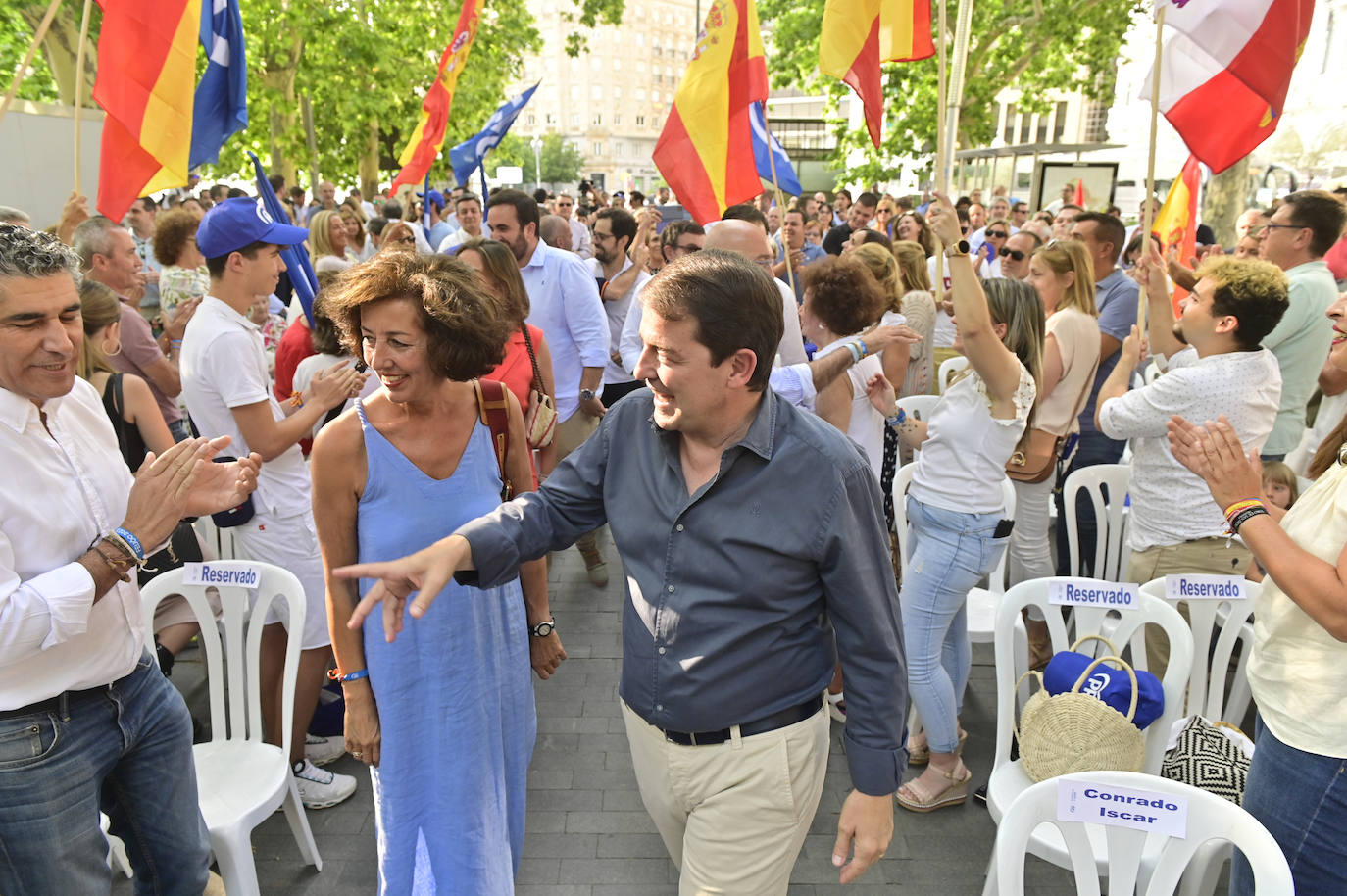 El final de campaña del PP en Valladolid