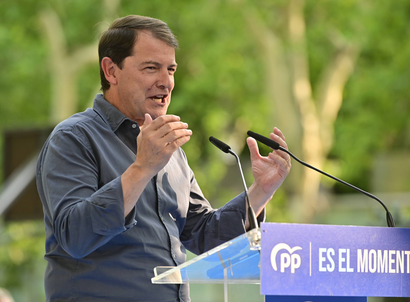 El final de campaña del PP en Valladolid