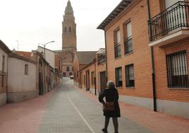 Imagen de archivo de una de las calles de Alaejos.