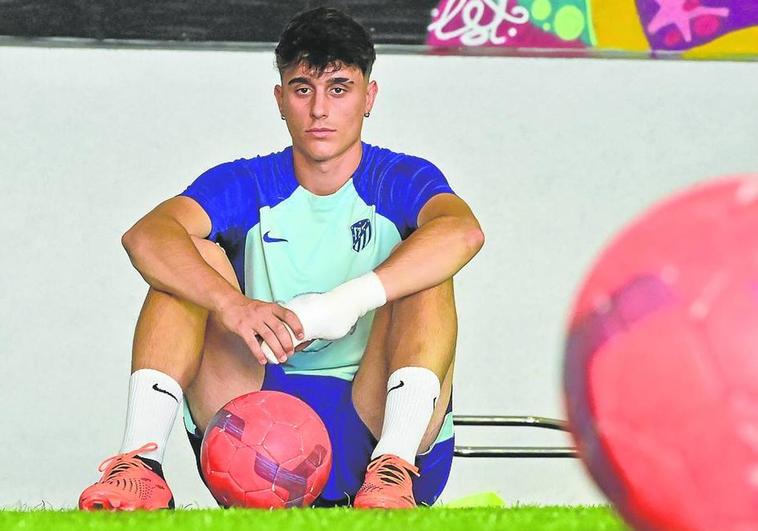 Diego, en las instalaciones donde entrena cuando está en Valladolid.