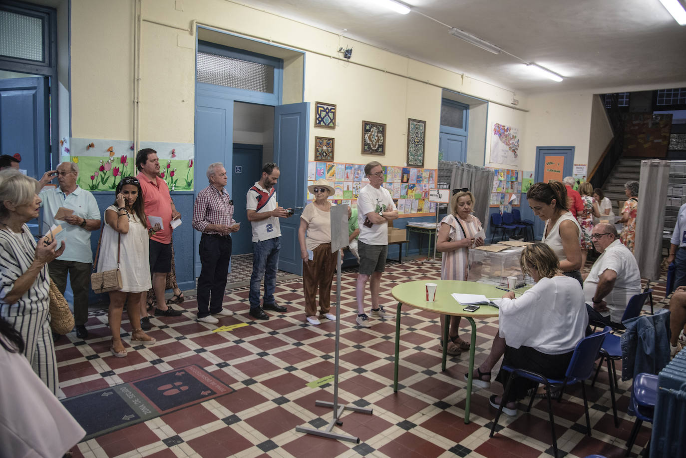 Mañana de votación en Segovia capital