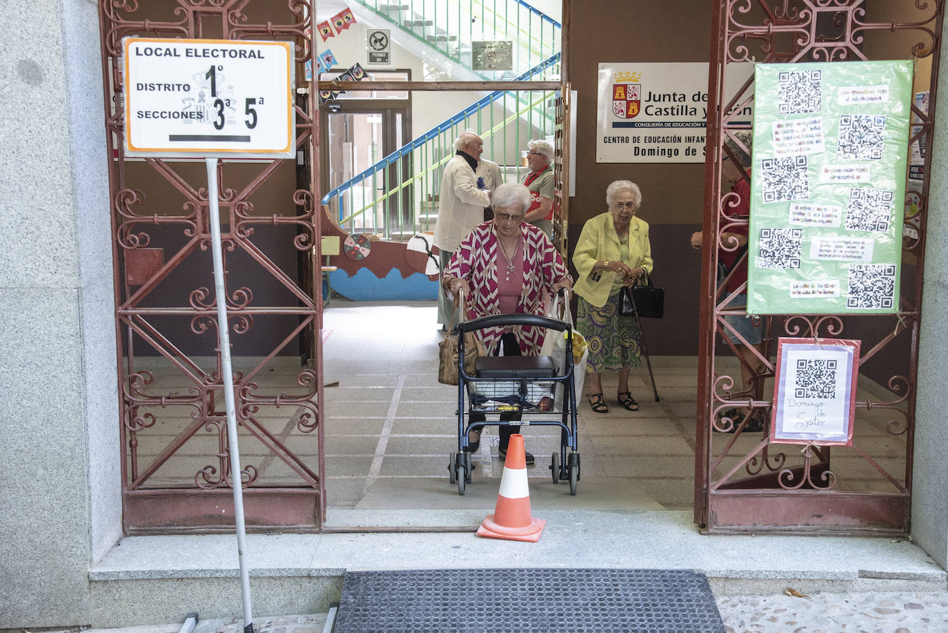 Mañana de votación en Segovia capital