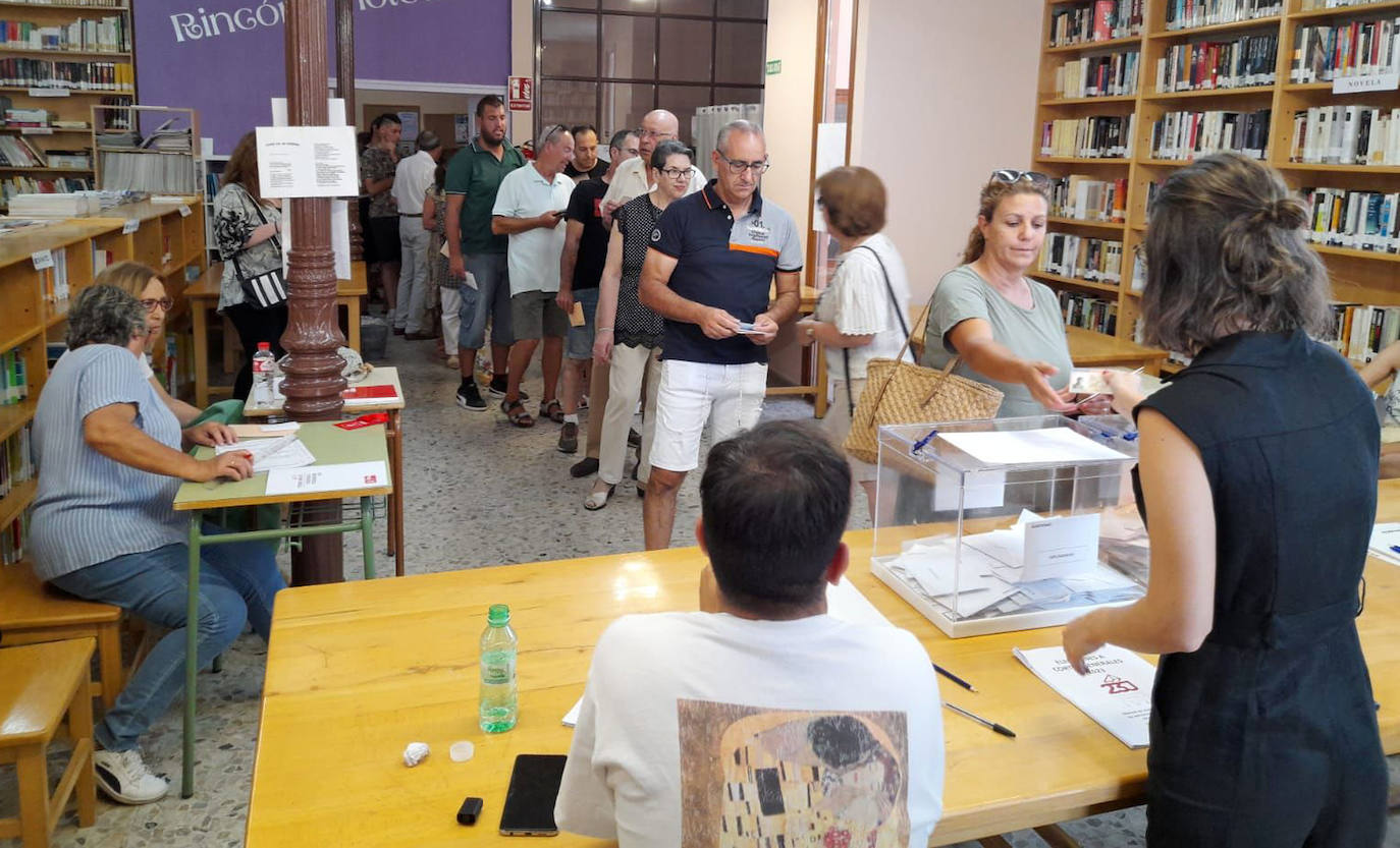 Votación en la provincia de Segovia