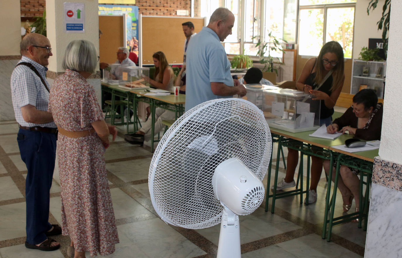 Mañana de votación en Segovia capital