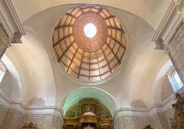 Nueva cúpula del santuario de Alconada.