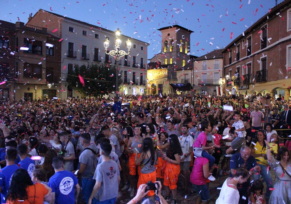 Animación festiva en Carrión de los Condes