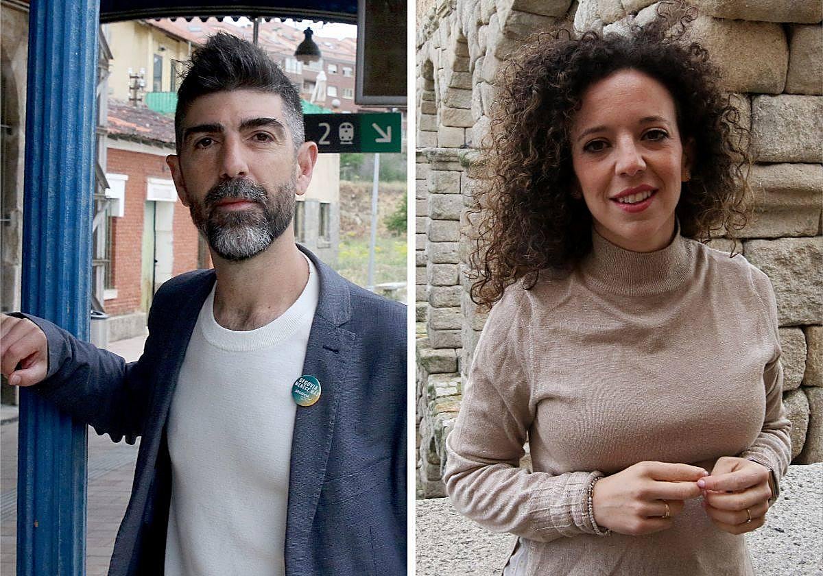 Guillermo San Juan y Noemí Otero, integrantes del Grupo Mixto.