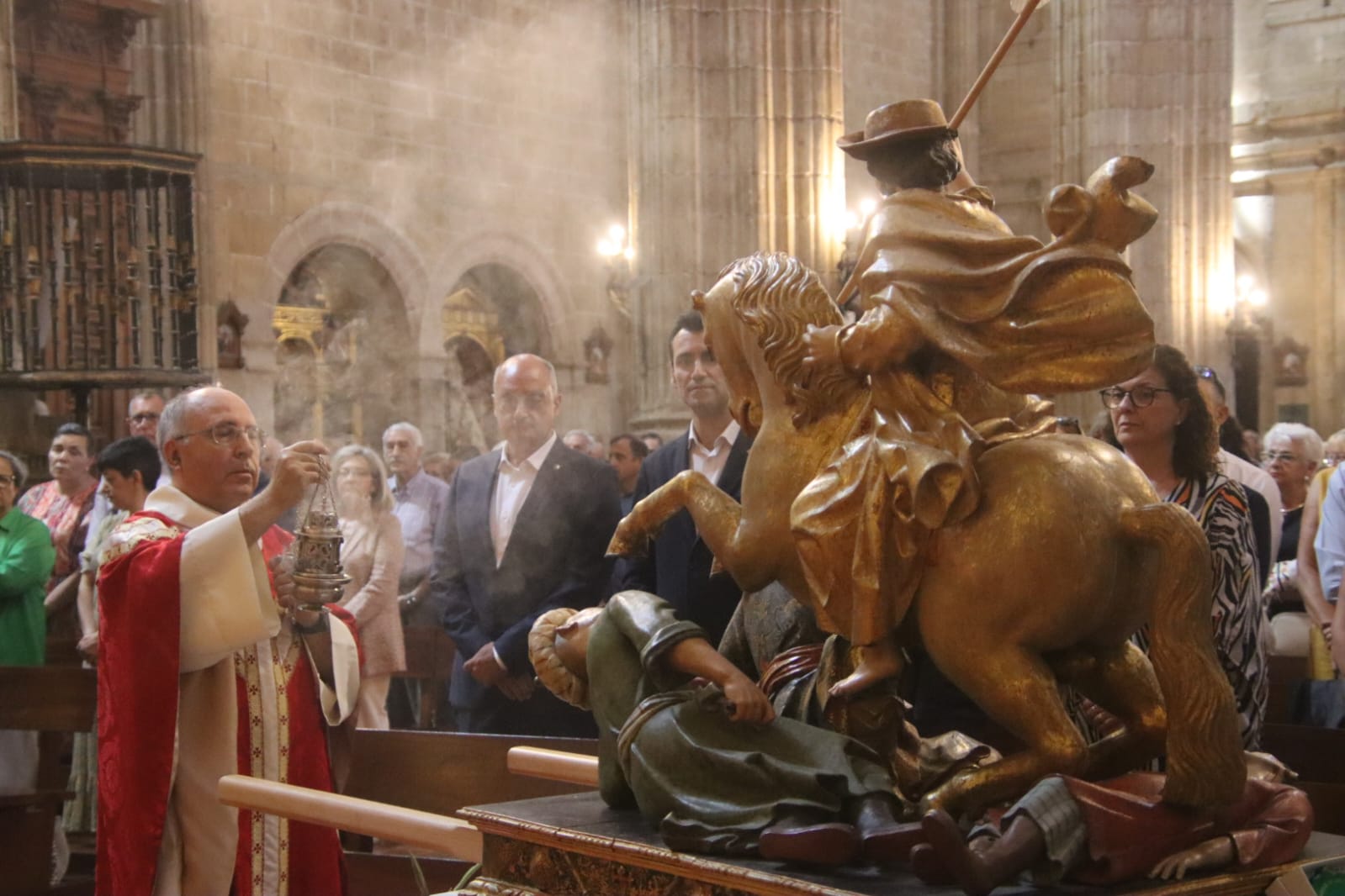 La procesión del apóstol Santiago, en imágenes