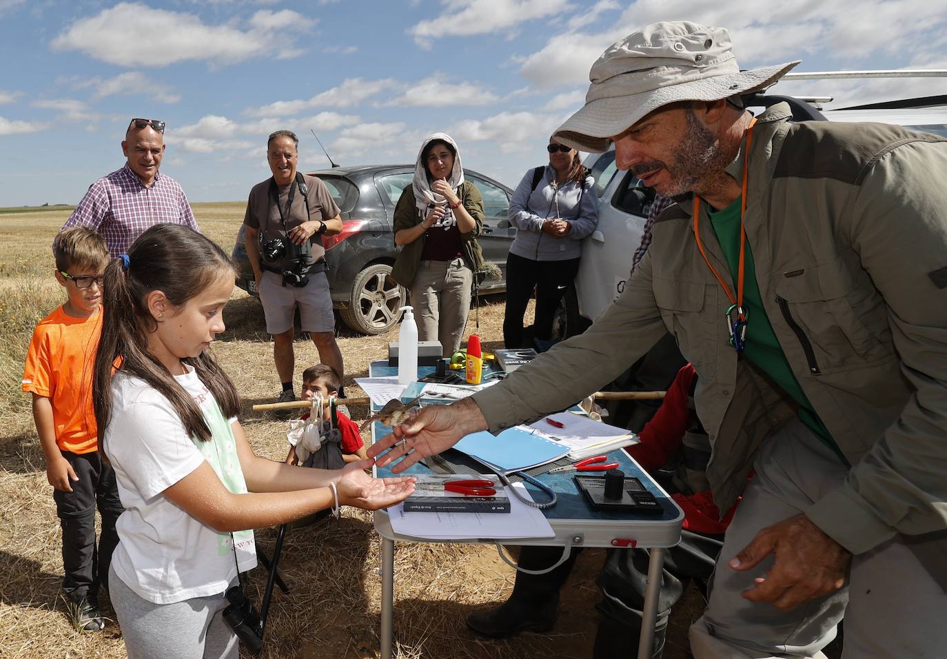 La Laguna de Boada reúne a una treintena de aficionados a la ornitología