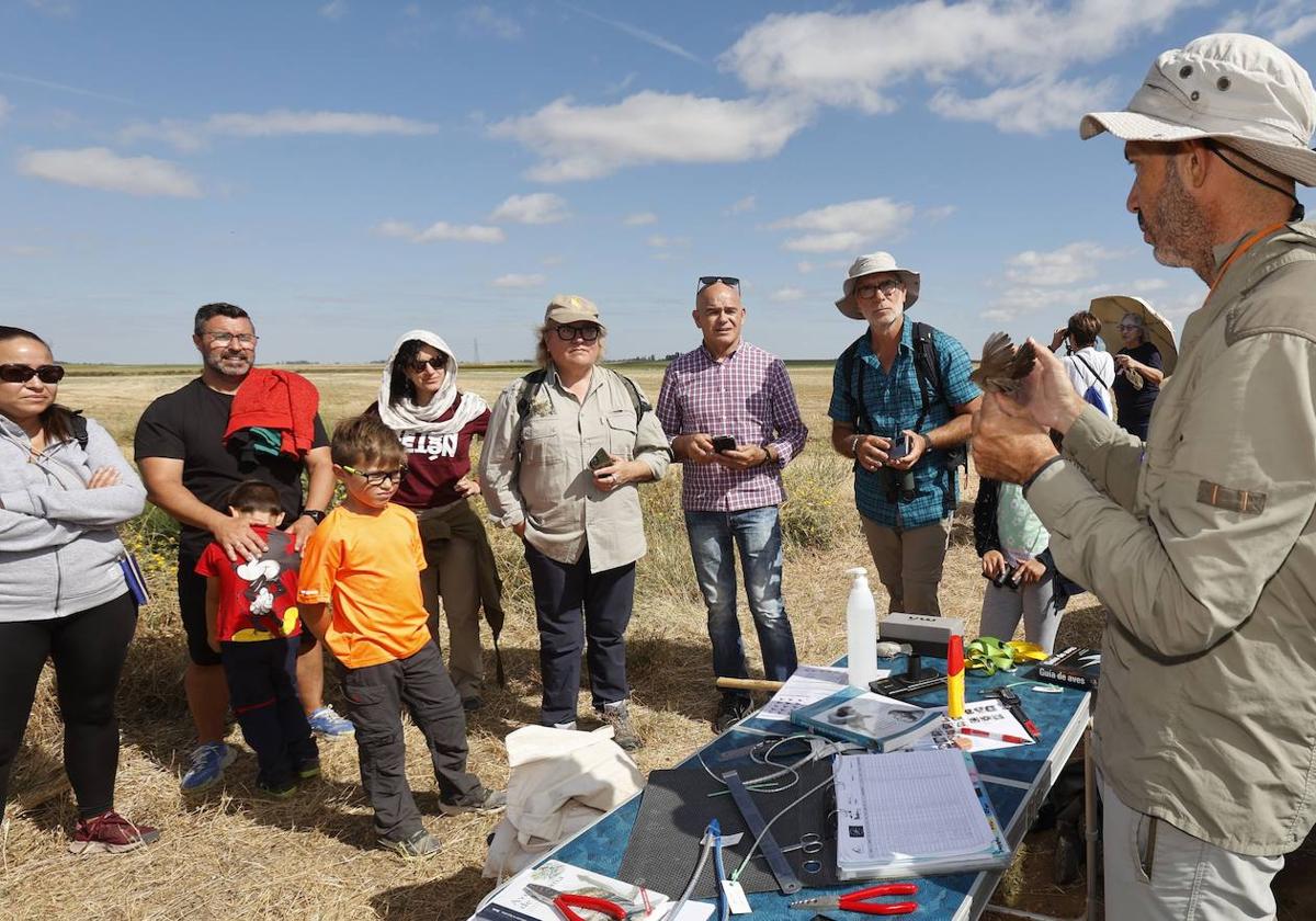 La Laguna de Boada reúne a una treintena de aficionados a la ornitología