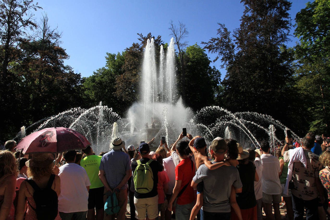 Espectáculo de las fuentes de La Granja