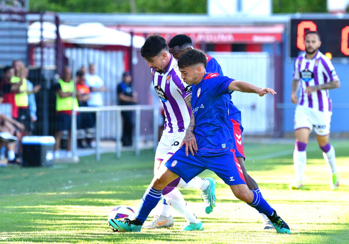 El partido amistoso del Real Valladolid en imágenes